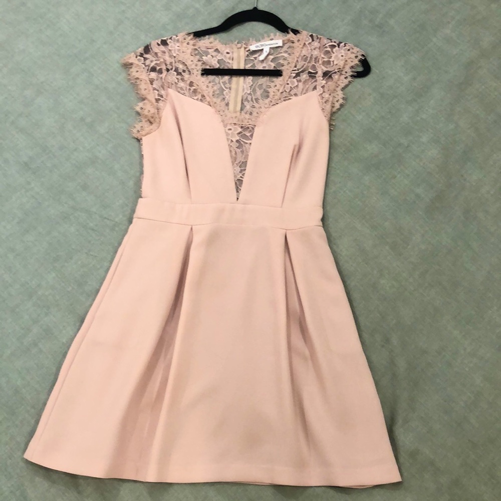BCBGeneration Blush Pink A-Line Dress
